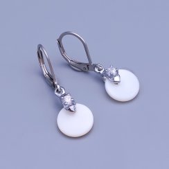 Perleťové náušnice z chirurgické oceli