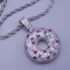 Přívěsek donut s řetízkem z chirurgické oceli