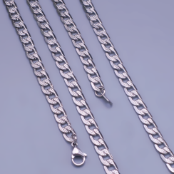 Řetízek z chirurgické oceli broušený Pancer 6mm - délky do 70cm