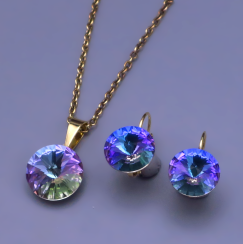 Pozlátená súprava Rivoli Vitrail Light