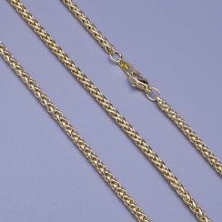 Řetízek z chirurgické oceli - zlacený 3mm