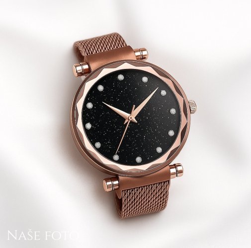 Dámské hodinky Midnight Sky Rosegold