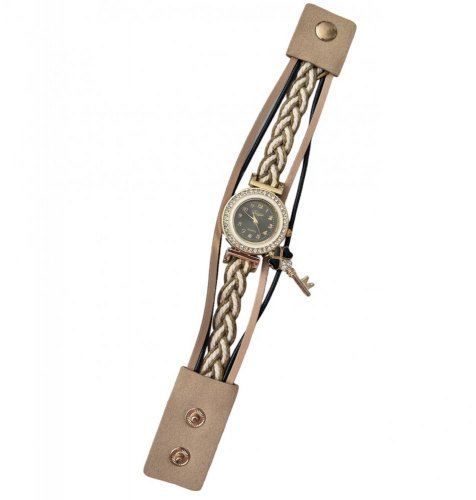 Dámské páskové hodinky s klíčkem