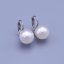 Náušnice kuličky White 7mm, 10mm,14mm