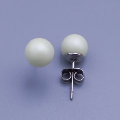 Náušnice Swarovski pastelové perle 8mm - výběr barev