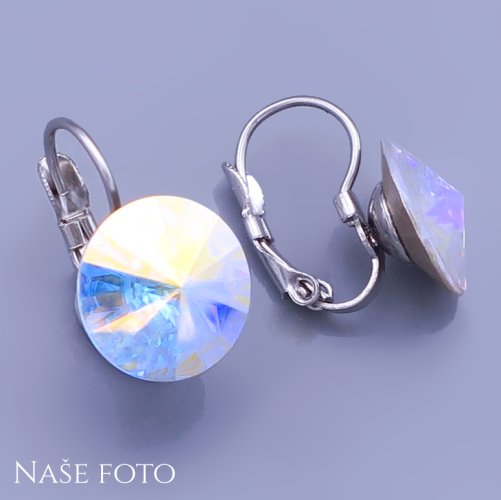 Souprava Swarovski Rivoli -kolečka Ctrystal AB (měnící )