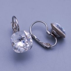 Náušnice Swarovski kostky Crystal 10mm výber barev