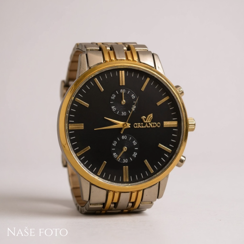 Pánské hodinky ORLANDO Silver-Gold