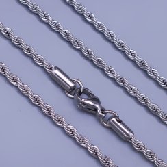Řetízek z chirurgické oceli kroucený Valis 3mm