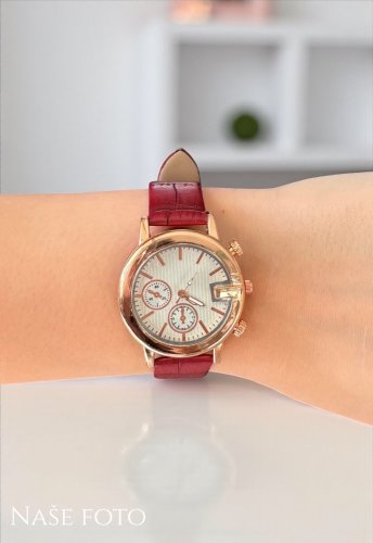 Dámské hodinky Grace – červené