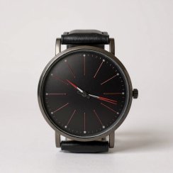 Pánske minimalistické hodinky Black