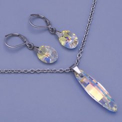 Souprava Swarovski Crystal AB ( měnící )