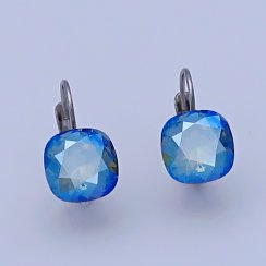 Súprava Swarovski Majestic blue 10mm chirurgická oceľ