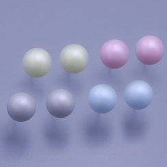 Náušnice Swarovski pastelové perle 8mm - výběr barev