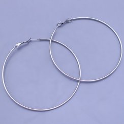 Náušnice kruhy z chirurgické oceli 60mm, 70mm