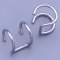 Záušnice z chirurgické oceli kroužek