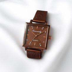 Dámské hodinky Brown Square