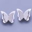 Náušnice 3D motýlci z chirurgické oceli