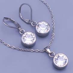 Souprava Swarovski rivoli -kolečka Crystal (čirá)