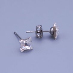 Náušnice Swarovski Twister 6mm crystal (číra)