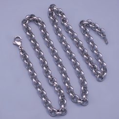 Řetízek z chirurgické oceli ROLO 5mm - délky do 70cm