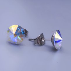 Súprava Swarovski rivoli 8mm - 12mm Crystal AB