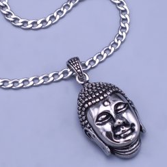 Prívesok Budha s retiazkou pancer z chirurgickej ocele